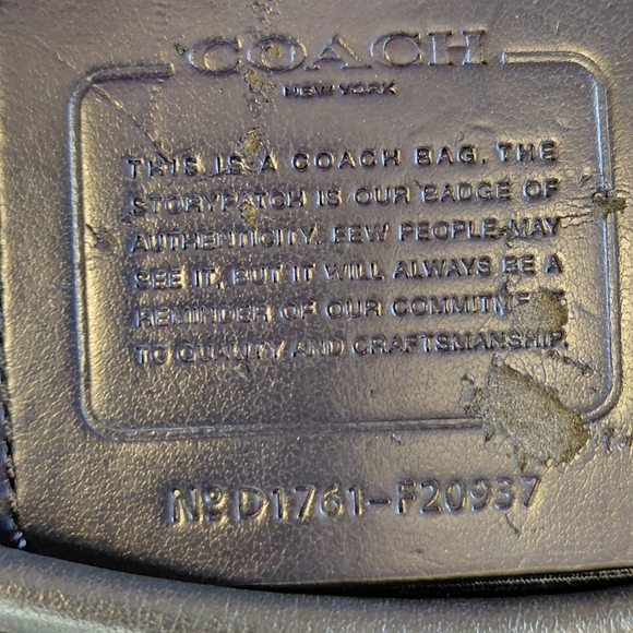 Coach Legacy Jack Road Blue Shoulder Bag - Style # 20937 - Picture 10 of 13